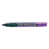 Pentel Wet Erase Chalk Marker Medium Tip - Assorted Colours (Pack of 4 - Green, Orange, Purple,