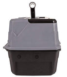 ArtBin 3 Art Supply Box Portable Art & Craft Organizer with Lift-Up Trays [1] Plastic Storage Case Gray/Black