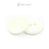 RayLineDo Pack of 95-100pcs 11.5MM Lady Children Shirts Cuff Resin Dazzle Color Buttons for