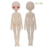 Olaffi 1/4 BJD Doll Full Set Male Doll Jointed Dolls + Makeup + Clothes + Pants + Shoes + Wigs + Doll Accessories Best Gift for Girls