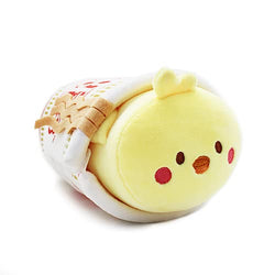 Anirollz x Nissin Cupnoodle Chickiroll 6" Blanket Plush Soft Squishy Chicken Stuffed Animal (Chickiroll)
