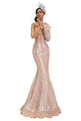 African American Expressions - Virtuous Champagne Dress Figurine - Glamour Series (5.2" x 5.1" x 13.6") FGL-02