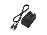 Sony BCTRX Battery Charger for X/G/N/D/T/R and K Series Batteries (Black)