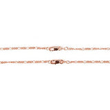 Darice Jewelry Making Chains Figaro Chain Rose Gold 18in. (3 Pack) Rg1032 Bundle with 1 Artsiga