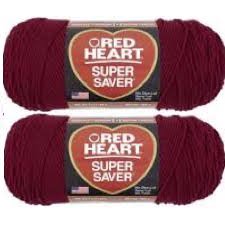 Bulk Buy: Red Heart Super Saver (2-pack) (Burgundy)