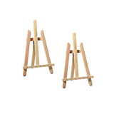 2 Pcs 12 Inch Tall Tabletop Easels for Painting, Small Art Paint Stand for Canvas,Display Canvas Holder for Kids