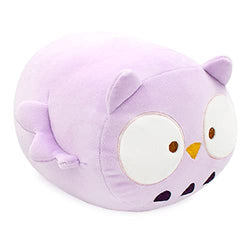 Anirollz 20" Extra Large Jumbo Plush Cute Character Squishy Stuffed Animal Plush Toy (Lavender Owlyroll)