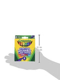 Crayola 682055232942 Washable Crayons, Large, 8 Colors/Box (52-3280) (4), 4 Pack