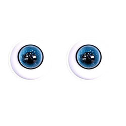 HMANE BJD Dolls Eyes, 14mm Glass Eyeball for BJD Dolls - Sky Blue (No Doll)