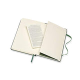 Moleskine Classic Notebook, Hard Cover, Pocket (3.5" x 5.5") Plain/Blank, Myrtle Green, 192 Pages