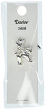 Darice JY080399 Lobsterclaw Charm Bulldog, Silver