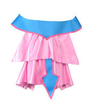 Cosplay.fm Women‘s Dark Magician Girl Cosplay Costume Outfit with Hat (S, Multicolored)