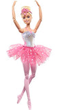 Barbie Doll Magical Ballerina Doll Blonde Hair Light-Up Feature Tiara and Pink Tutu Ballet Dancing Poseable Kids Toys