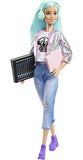 Barbie Career of The Year Music Producer Doll (12-in), Colorful Blue Hair, Trendy Tee, Jacket & Jeans Plus Sound Mixing Board, Computer & Headphone Accessories, Great Toy Gift