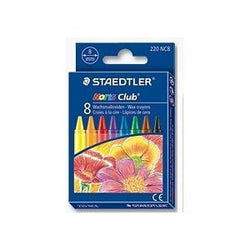 Staedtler 8 Wax Crayons Brilliant Colours