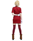 Coskidz Women's Seras Victoria Burgundy Red Cosplay Costume (S, Red)