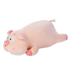 Muabobo Pig Plush Stuffed Animal Toy Hugging Pillow 17.7" for Birthday Gift