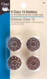 Bulk Buy: Dritz Metal Class 15 Bobbins 4/Pkg 927 (6-Pack)