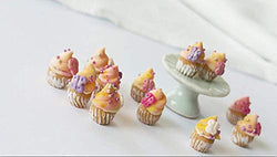 Dollhouse miniature cupcakes scale 1:12