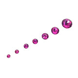 FUCHSIA (502) hot pink 144 pcs Swarovski 2058/2088 Crystal Flatbacks rose pink rhinestones nail art