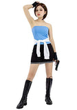 C-ZOFEK Womens Jill Valentine Cosplay Costume (Small) Blue