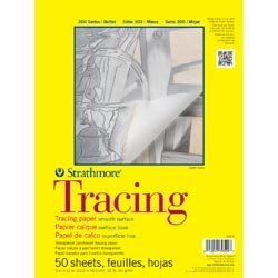 Bulk Buy: Strathmore (3-Pack) Tracing Paper Pad 9in. x 12in. 50 Sheets 370900