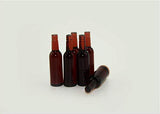 NWFashion 24PCS 4Colors Mixed Miniature 1" 12 Scale Wine Beer Bottle, Dollhouse Kitchen Food Accessories