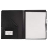 Things Remembered Personalized Black Pebble Grain Padfolio with Engraving Included