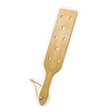 13.4inch Bamboo Wood Paddle Lightweight Thin Wooden Paddles with Airflow Holes for Light Play