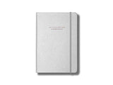 Minimalism Art | Premium Edition Notebook Journal, Medium A5 5.8"x8.3", Dotted, Hard Cover, White, 234 Numbered Pages, Gusseted Pocket, Ribbon Bookmark, Ink-Proof Paper 120gsm | San Francisco