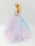 Cora Gu [Handmade Dress Fit for 12" Doll] Handmade Rainbow Lace Princess Gown/Wedding Dress Fit for 12" Fashion Doll（Dolls' not Included