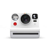 Polaroid Originals Now I-Type Instant Camera - White (9027) & Polaroid Color Film for I-Type Double Pack, 16 Photos (6009) & B&W Film for I-Type (6001)
