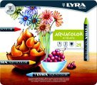 Lyra Aquacolor Non-Toxic Water Soluble Wax Crayon44; Assorted Color44; Pack - 24