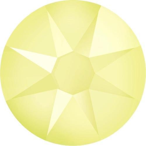 2000, 2058 & 2088 Swarovski Flatback Crystals Non Hotfix Crystal Powder Yellow | SS30 (6.4mm) - 288
