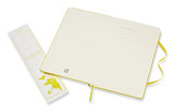 Moleskine Classic Notebook, Hard Cover, Large (5" x 8.25") Plain/Blank, Dandelion Yellow, 240 Pages