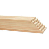 Square Wood Dowel Rod 12" x 1/2" Pack of 25 Square Wooden Dowel Sticks for Crafts and DIY Birch Hardwood by Woodpeckers