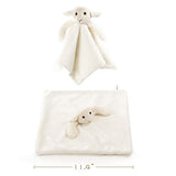 FRANKIE ZHOU Stuffed Sheep Animal Plush Toys 14",Soft Ring Rattle,Baby Blanket,Stuffed Animal Plush Pillow White-Buy 1 Get 5