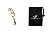 Darice Jewelry Making Charms Statement Lobster Claw Key Gold (3 Pack) 1999-7346 Bundle with 1