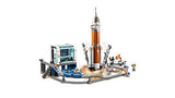 LEGO City Space Deep Space Rocket and Launch Control 60228 Model Rocket Building Kit with Toy Monorail, Control Tower and Astronaut Minifigures, Fun STEM Toy for Creative Play (837 Pieces)