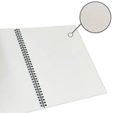 GIFTEXPRESS Pack of 12 Letter Size Sketch Book Bound Spiral Premium Sketch Pads Set, Pencil Sketch Book 30 Sheets Each, 8.5" X 11" Side Wire Bound, White Blank Paper Sheets for Pencil, Ink, Pastel