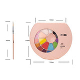 MIYA HIMI Water Colors Palette - 24/38 Assorted Colors for Beginners Artists Students Kids Easy to Blend Colors (Pink, 24)