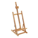 KINGART Studio Wooden Medium Tabletop H-Frame Easel, Wood (710N)