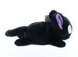 GUND Kikis Delivery Service Jiji Beanbag Cat Stuffed Animal Plush, 6.5" & Studio Ghibli Spirited Away Soot Sprite Window Cling Plush, 1.5" (4051581)