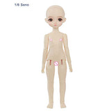 ZDD Girlish Style BJD Dolls 1/6 Fairy Doll 10.63 Inch Ball Jointed Doll DIY Toys with Wig Shoes Clothes Makeup, can be Replaced Clothes and Wigs