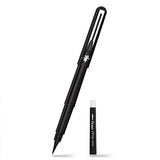 Pentel Arts Pocket Brush Pen, Includes 2 Black Ink Refills (GFKP3BPA)