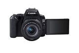 Canon EOS 250D (Rebel SL3) DSLR Camera with 18-55mm f/4-5.6 is STM Zoom Lens & Bundle: SanDisk Ultra 64GB Memory Card, Water Resistant Backpack, Digital Slave Flash, Lightweight 50” Tripod & More