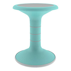Sprogs Kids Active Motion Stool - Flexible Seating for School Classroom, Office or Home - 16" Seat Height - Turquoise (SPG-NUS400-TR-SO)