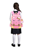 Cat Face Girls Backpack Kids School Bookbag for Students (Pink)