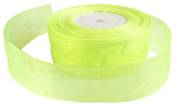 Hipgirl 50 Yard 1.5 Inch Shimmer Sheer Organza Ribbon For Gift Package Wrapping, Hair Bow Clips &