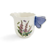Portmeirion - Botanic Garden Bouquet Collection – 3 Piece Tea Set - Includes Teapot, Sugar Bowl and Creamer- Figural Butterfly Handle
